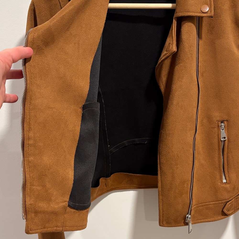 Ci Sono Faux Suede Moto Jacket - Picture 3 of 6